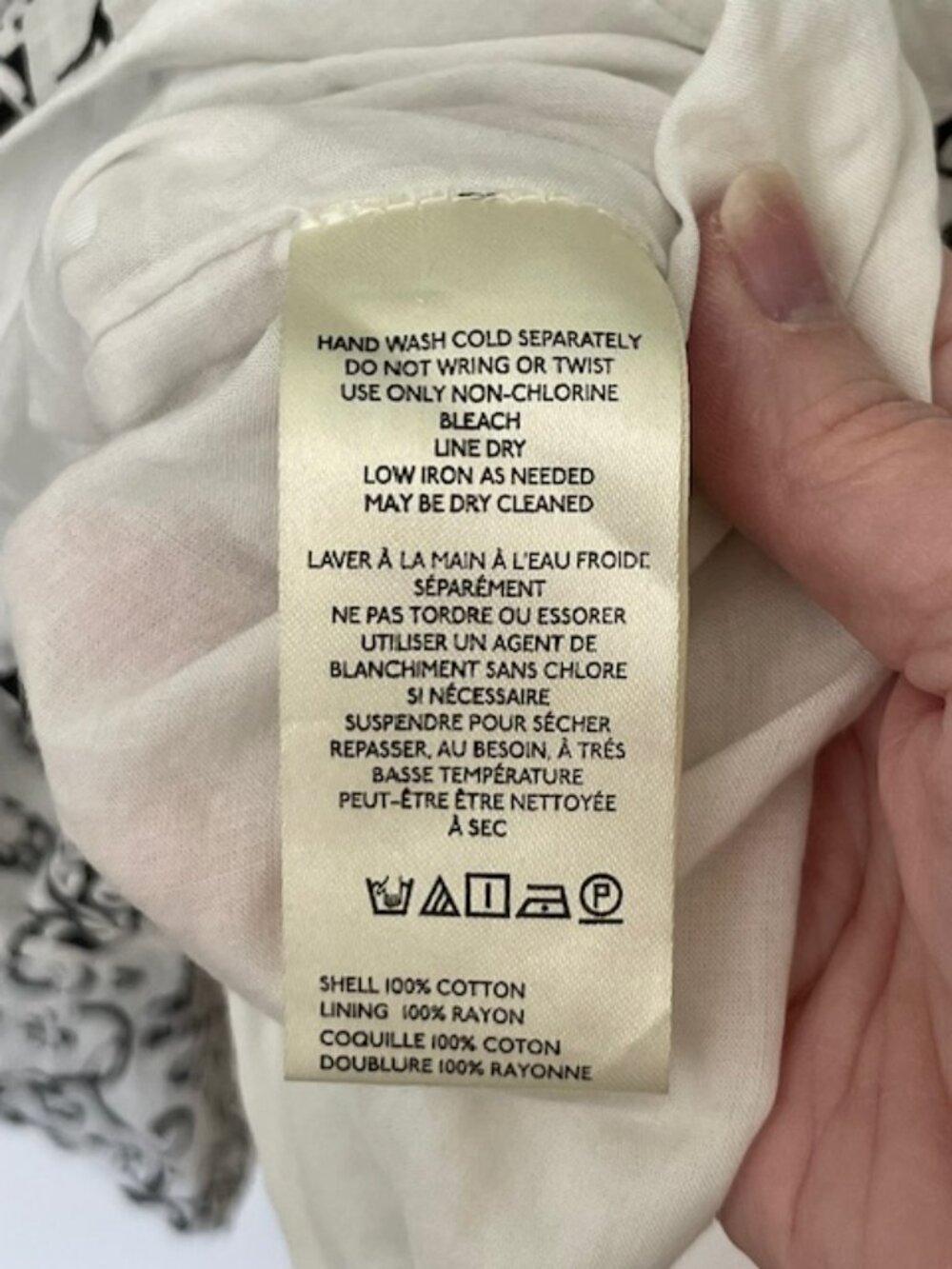 Maeve Anthropologie Flutter-Sleeve Cotton Paisley Mini Dress Plus Size 2X - Picture 7 of 10